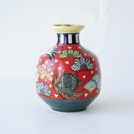 藤田　美智　徳利　「つるかめ」　B