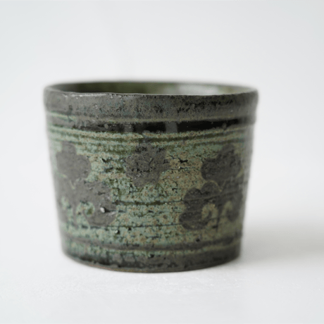 梅本尋司　U-104-2　緑釉そばちょこ　古代イスラーム