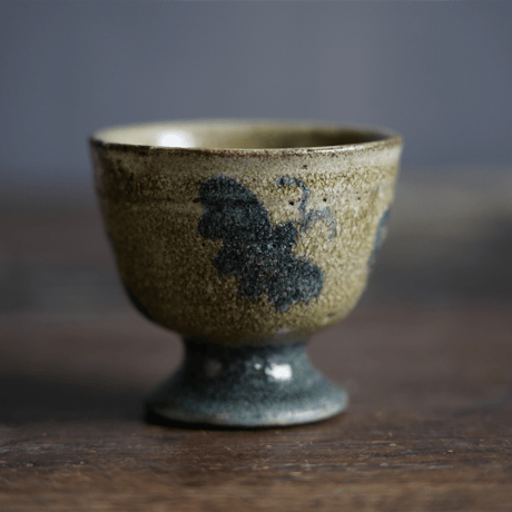 梅本尋司　U-85-1　青花高杯　中国