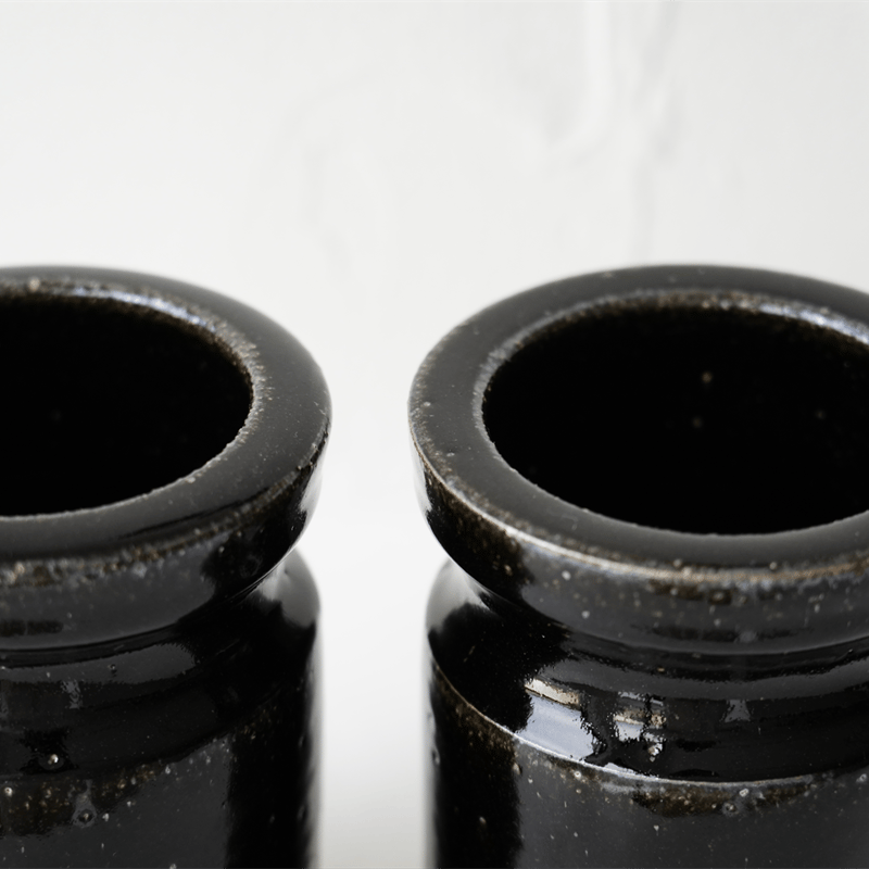 58 角掛政志 黒ツヤ ツール立て（カトラリースタンド）大 | JIBITA