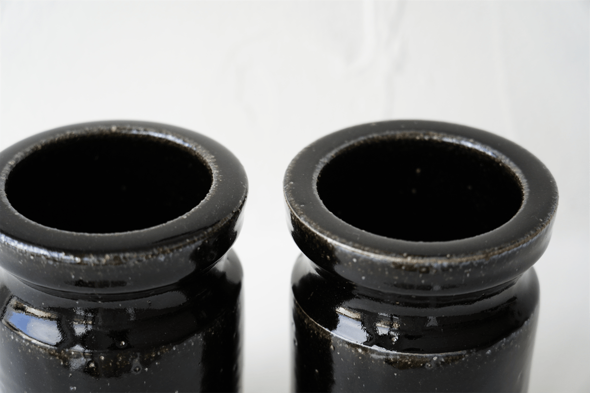 58 角掛政志 黒ツヤ ツール立て（カトラリースタンド）大 | JIBITA