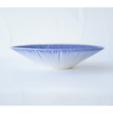NO.55-G　　岩崎龍二　Φ20.4㎝　　7寸鉢　　　紫匂