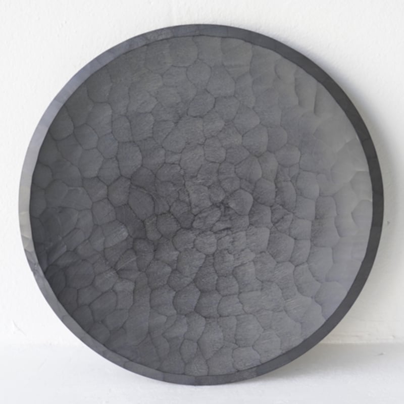 No.39 吉田欣司 厚皿 A 【桜／漆】 | JIBITA