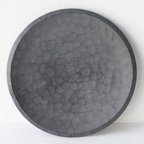 No.39 吉田欣司 厚皿 A 【桜／漆】 | JIBITA