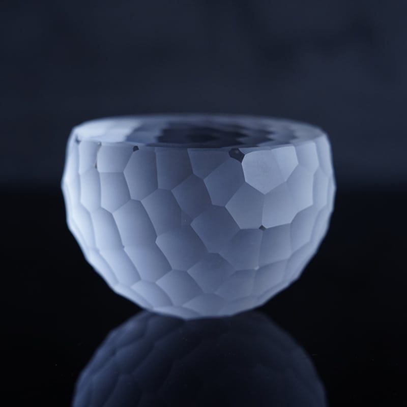 貴島雄太朗　ガラス　器　皿　ガラス細工　アート　高小皿　小　2個セット 貴島雄太朗 ガラス 器 皿 ガラス細工 アート 高小皿 小 2個セット