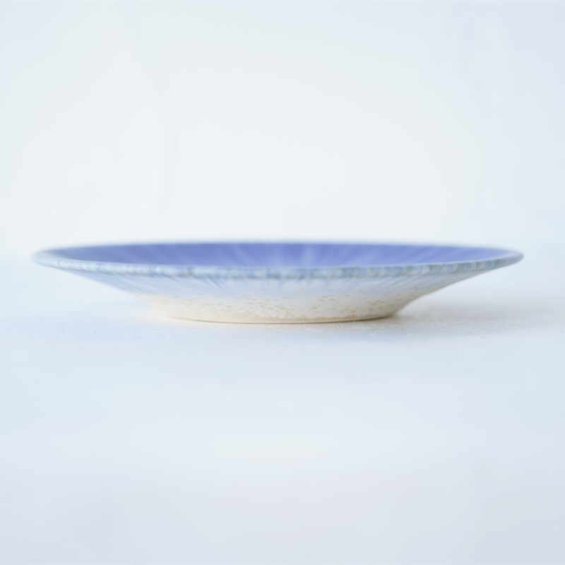 NO.7-U 岩崎龍二 Φ14.8㎝ 5寸平皿 紫匂 | JIBITA