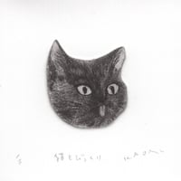 古屋郁　銅版画　7「猫もびっくり」　ed.1/7