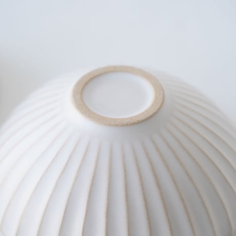 N▶400　　しのぎ碗　　white