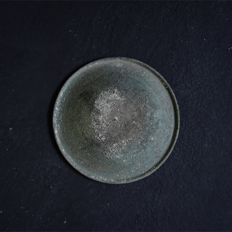 NO.187　　野口悦士　緑青丸小皿
