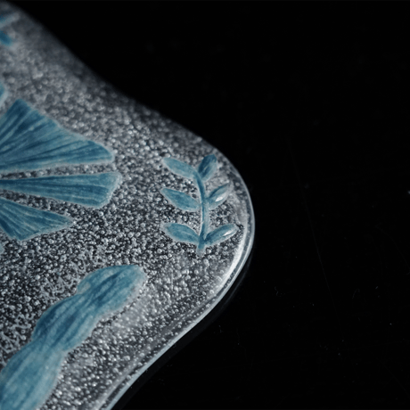ミウラユリナ　J　柄花皿　ハナ