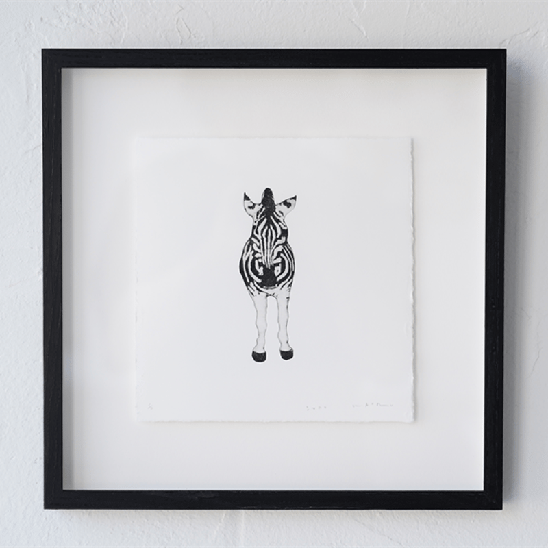 43 古屋郁 銅版画「しまうま」ed.1/7 | JIBITA 43 古屋郁 銅版画「しまうま」ed.1/7 | JIBITA
