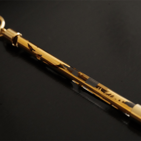 BELLEZA Glass Jewelry　ロングゴールドイヤリング