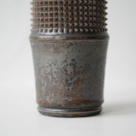 濱中史朗　花器　レオパード　スタッズ　83