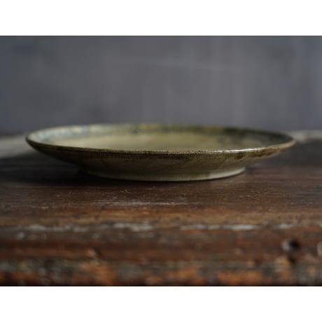 梅本尋司　U-92-1　青花鹿文8寸皿　正倉院