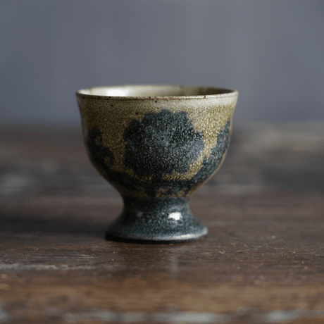 梅本尋司　U-85-2　青花高杯　中国
