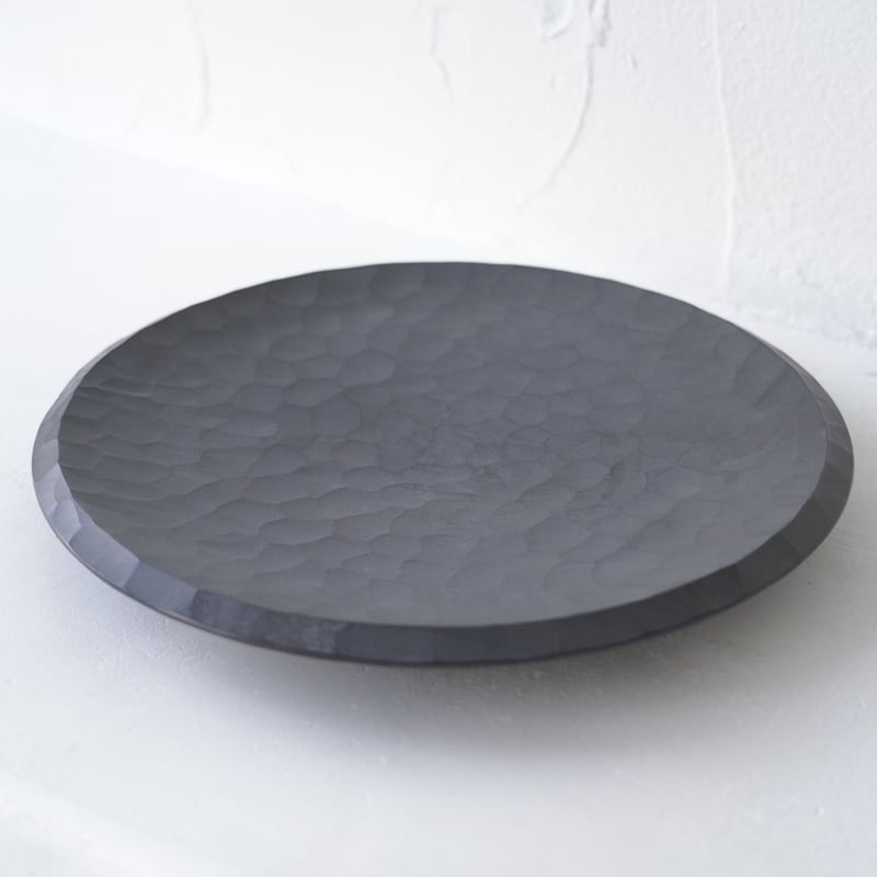 No.39 吉田欣司 厚皿 A 【桜／漆】 | JIBITA