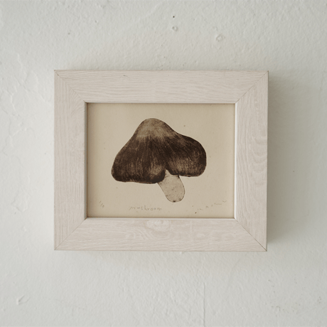 古屋郁　銅版画　23「Mushroom」　ed.1/7