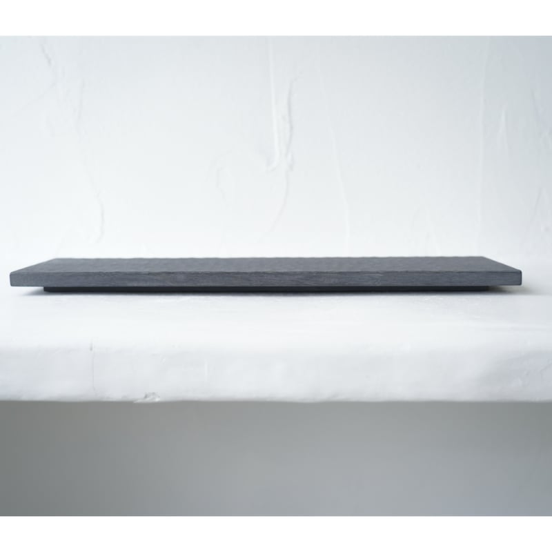 No.22 吉田欣司 長板皿 D 【胡桃／漆】 | JIBITA