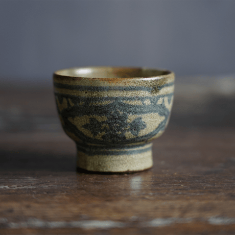 梅本尋司　U-84-5　青花杯　安南・バッチャン
