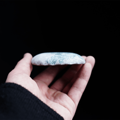 隣窯　　輪花豆皿　PC　　D
