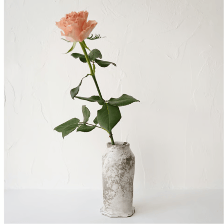 NO.16　芳賀稔　剝白　花入　H22㎝