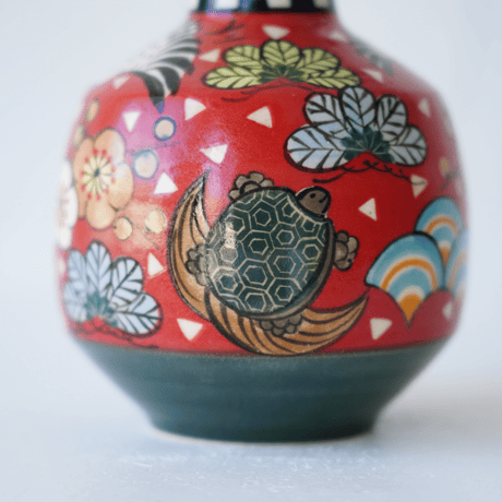 藤田　美智　徳利　「つるかめ」　B