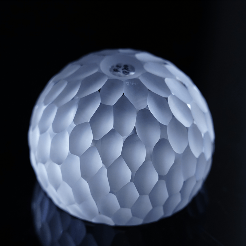 貴島雄太朗　ガラス　器　皿　ガラス細工　アート　高小皿　大 2個セット 19-3 貴島雄太朗 削紋高小皿 大 | JIBITA