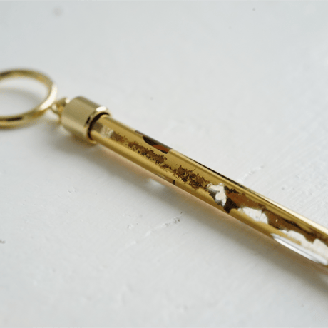 BELLEZA Glass Jewelry　ロングゴールドイヤリング