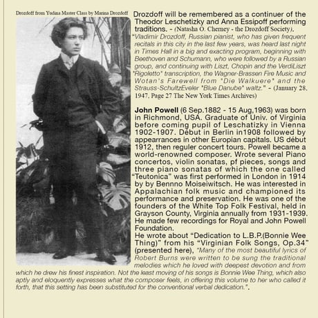 Pupils of Leschetizky Vol.3 (pianists born in 1880 to 1882)　 (This is Digital Item)