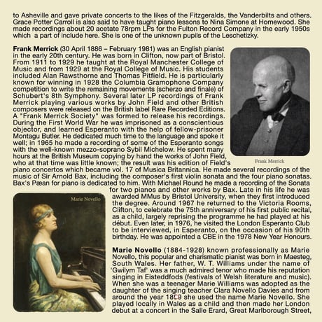 Pupils of Leschetizky Vol.4 (pianists born from 1882 to1886)　 (This is Digital Item)
