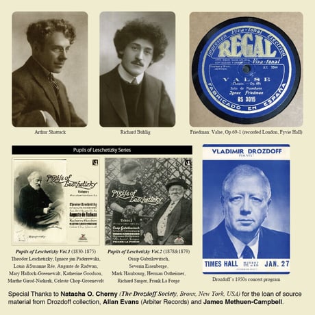 Pupils of Leschetizky Vol.3 (pianists born in 1880 to 1882)　 (This is Digital Item)