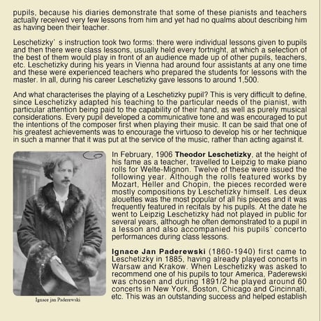 Pupils of Leschetizky Vol.1 (pianists born from 1830 to 1875) (This is Digital Item)