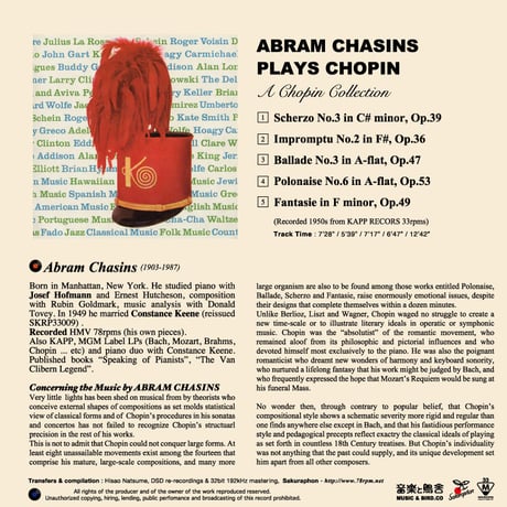 Abram Chasins plays Chopin (This is Digital Item)