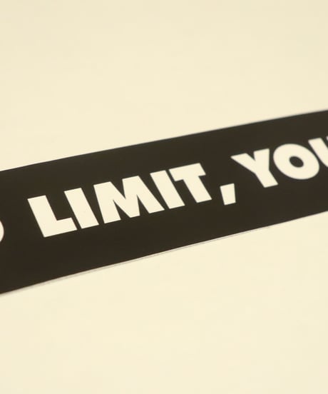 Charity Sticker (NO LIMIT,YOUR LIFE.)