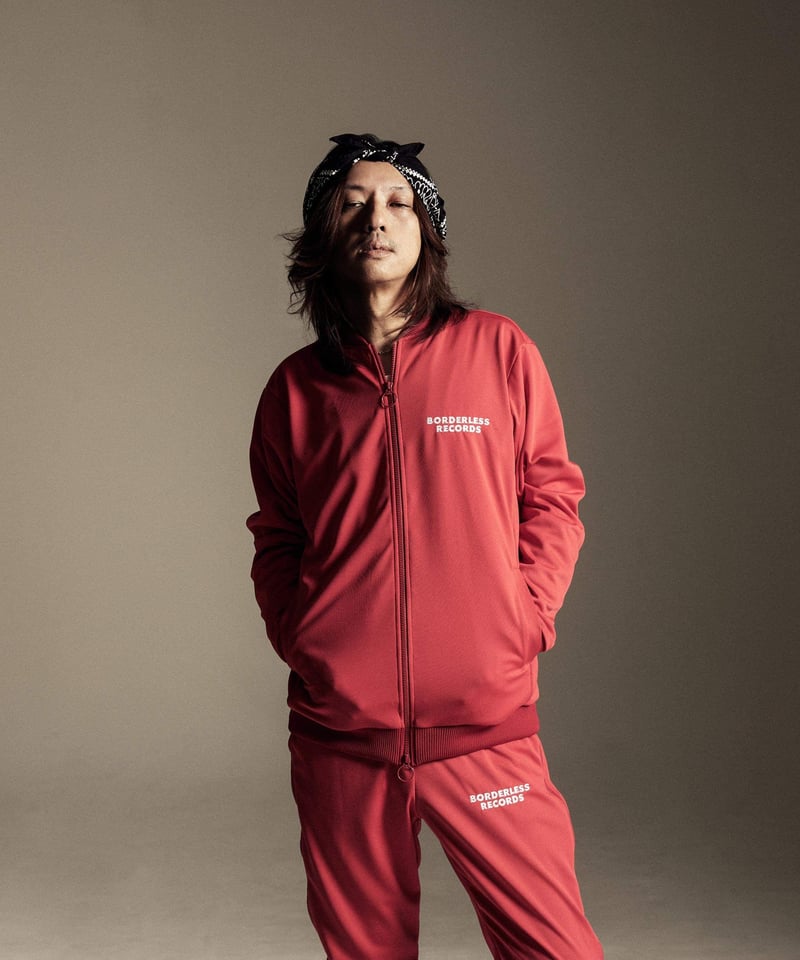 BORDERLESS RECORDS』 コラボジャージブルゾン (RED) | 01 BOR BORDERLESS RECORDS』 コラボジャージブルゾン (RED) | 01 BOR