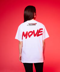 MOVE FES.Tシャツ (WHITE×RED)