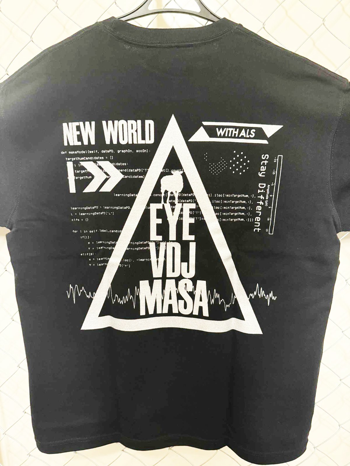  World Tシャツ　ロゴver. Man NEW WORLD チャリティーBIGシルエットTシャツ | 01 BORDERLESS WEAR