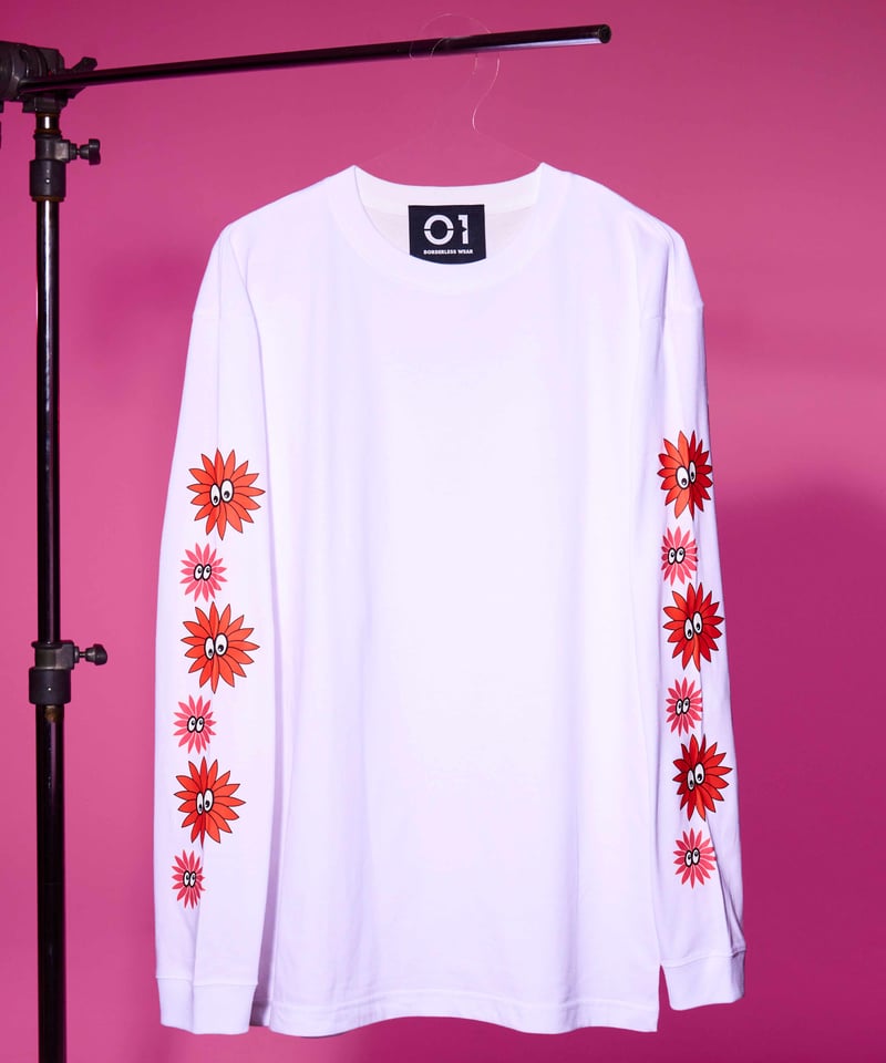 DIFFERENT チャリティーロングTシャツ WHITE | 01 BORDERLESS WEAR