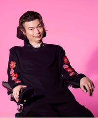 DIFFERENT チャリティーロングTシャツ　BLACK