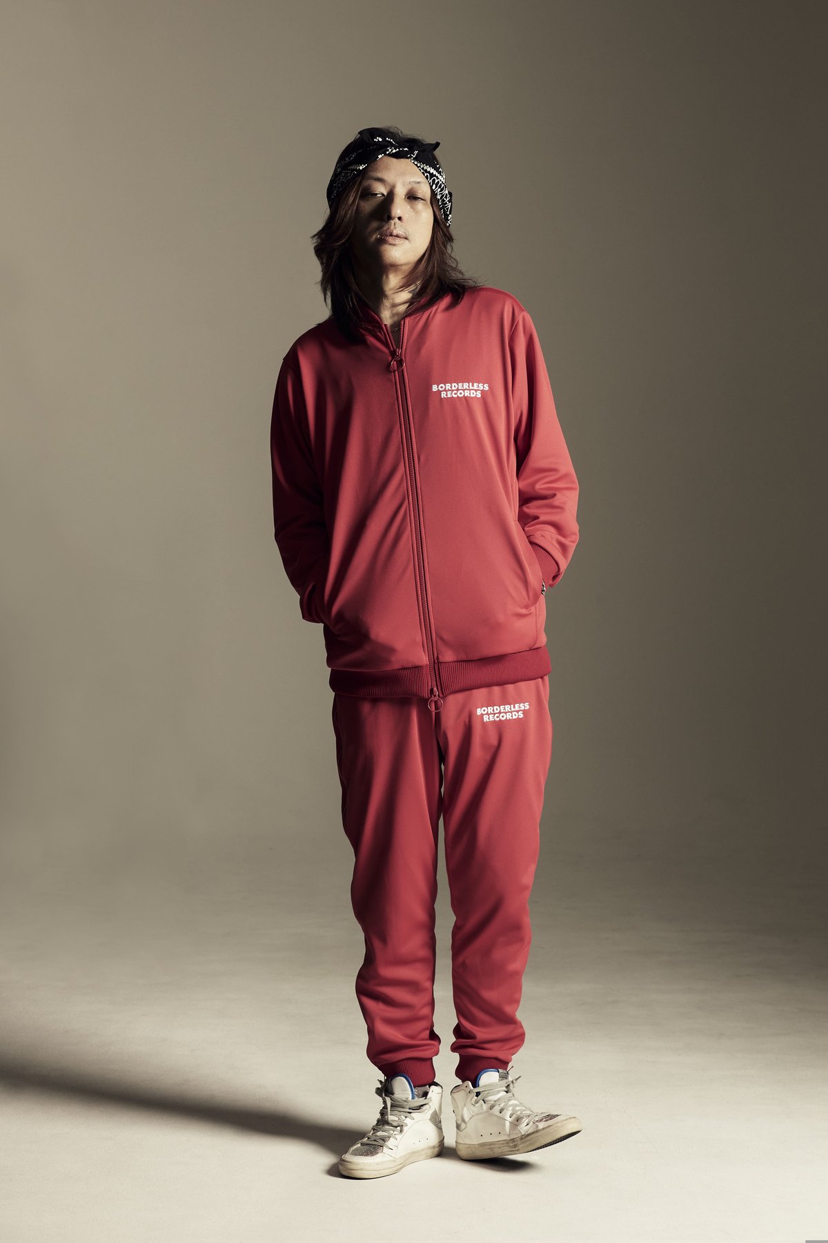 HEIHEI トラックジャケットとパンツセットRED HEIHEI トラック