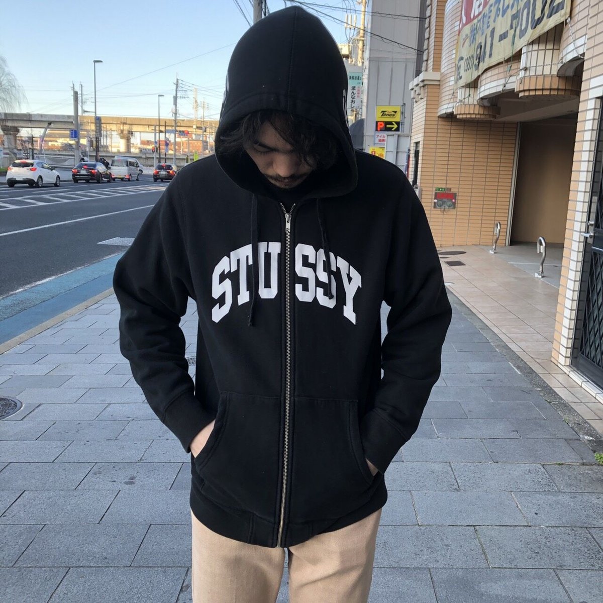 stussy ジップパーカー   Clothing&Antiques Fun