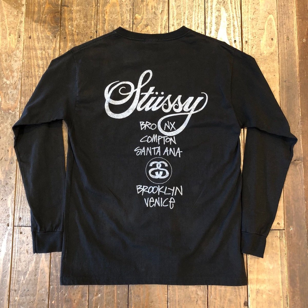 00's〜 STUSSY シャネルロゴ ロンT | Clothing&Antiques Fun