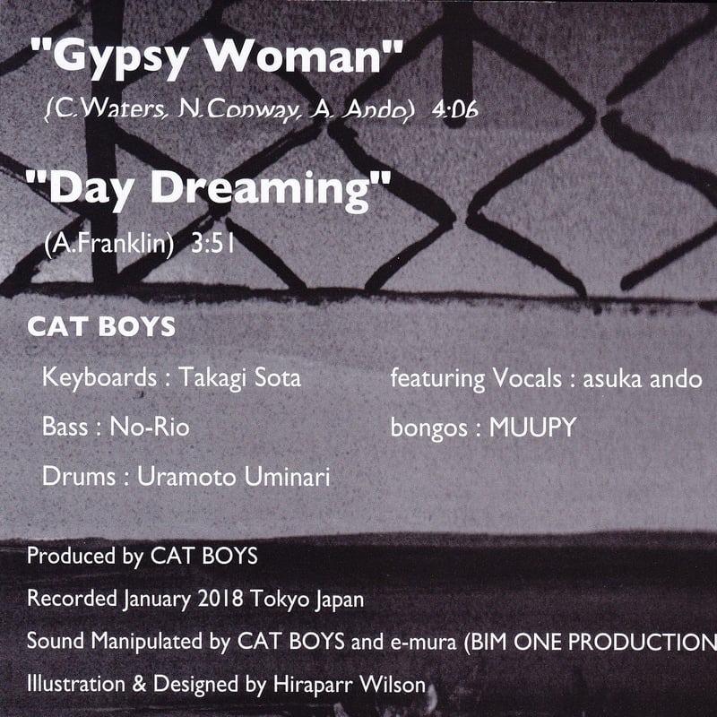 邦楽 CAT BOYS feat. asuka ando Gipsy Woman CAT BOYS feat asuka ando / Gypsy Woman/Day Drea