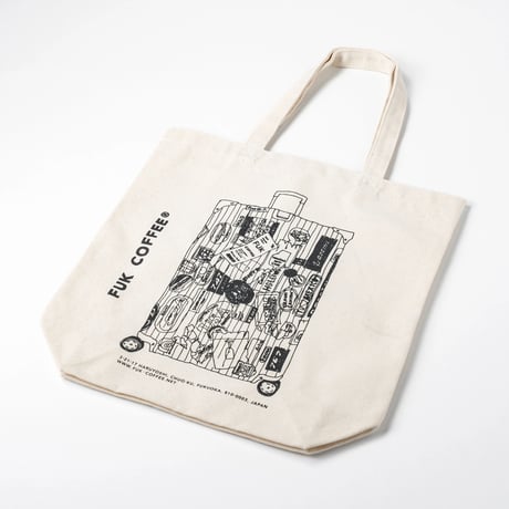 ＜ニシクボサユリデザイン＞トートバッグ（マチ付き）
