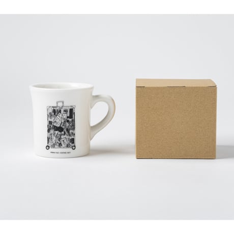 ＜ニシクボサユリデザイン＞3レター マグカップ  & FUK COFFEE オリジナルブレンド豆 250g ギフト