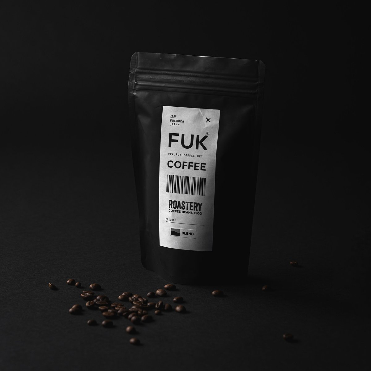 〖中深煎り〗FUK COFFEE オリジナルブレンド豆