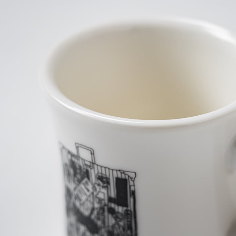 ニシクボサユリデザイン＞3レター マグカップ | FUK COFFEE