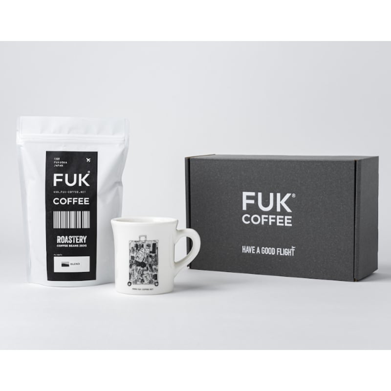 ニシクボサユリデザイン＞3レター マグカップ & FUK COFFEE