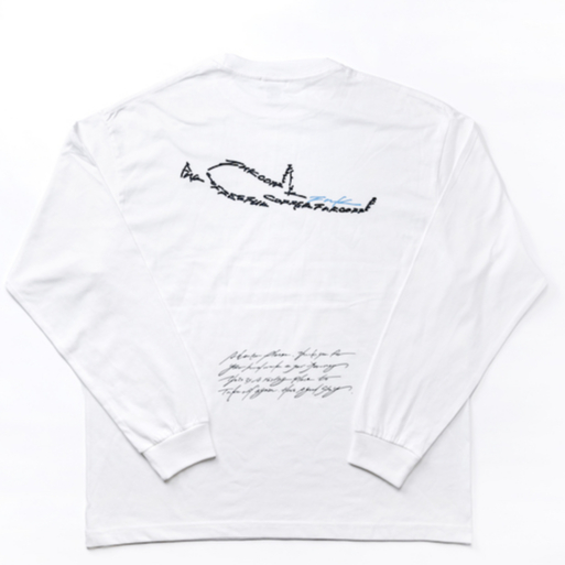 ZEROBASEONEサイン入りロングTシャツ OSAMUデザイン＞TAKE OFF ロングスリーブTシャツ | FUK COFFEE ✈︎
