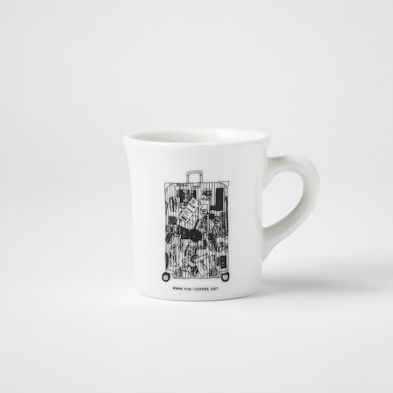ニシクボサユリデザイン＞3レター マグカップ | FUK COFFEE